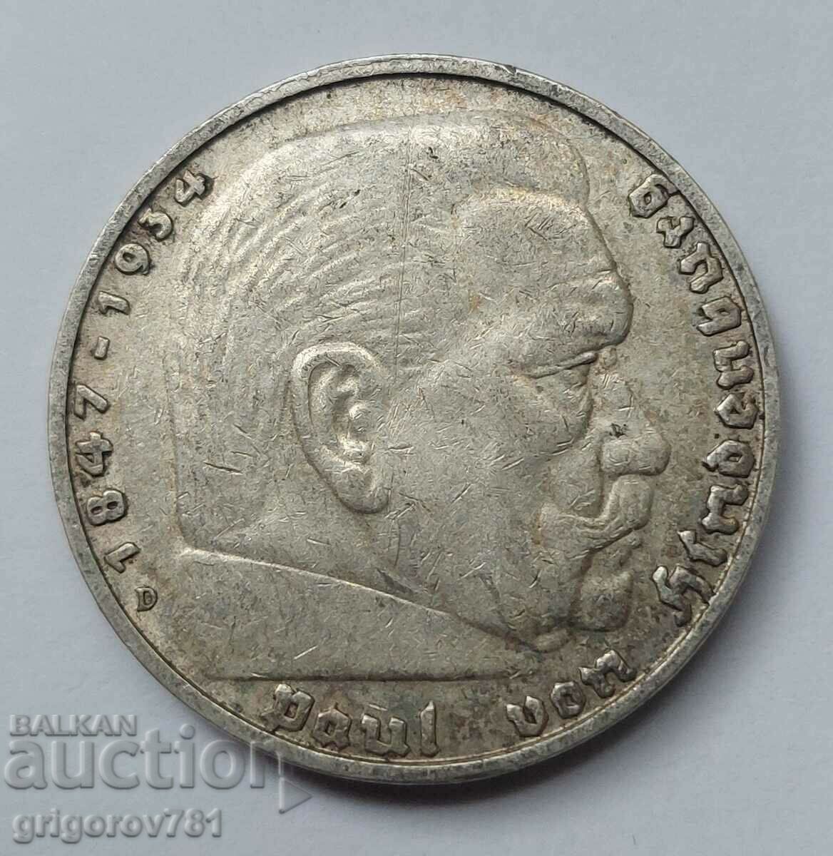 5 Mark Silver Γερμανία 1936 D III Ασημένιο νόμισμα του Ράιχ #3 με τιμή € 16.87 | 32.99 BGN 5 Mark Silver Γερμανία 1936 D III Ασημένιο νόμισμα του Ράιχ #3 με τιμή € 16.87 | 32.99 BGN