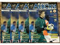 Football program Levski-CSKA 29.04.2012 4 pieces