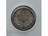 Bulgaria 2 BGN 1913 Moneda de top