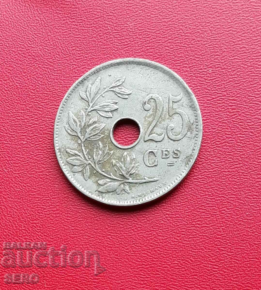 Belgium-25 cents 1929