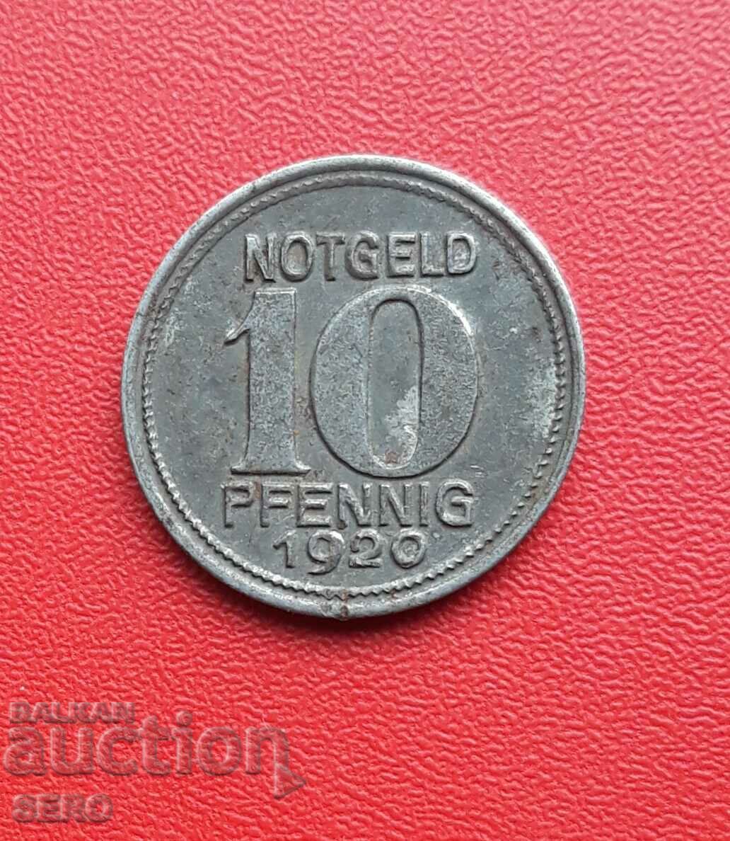 Germany-Rheinland-Pfalz-Koblenz-10 Pfennig 1920