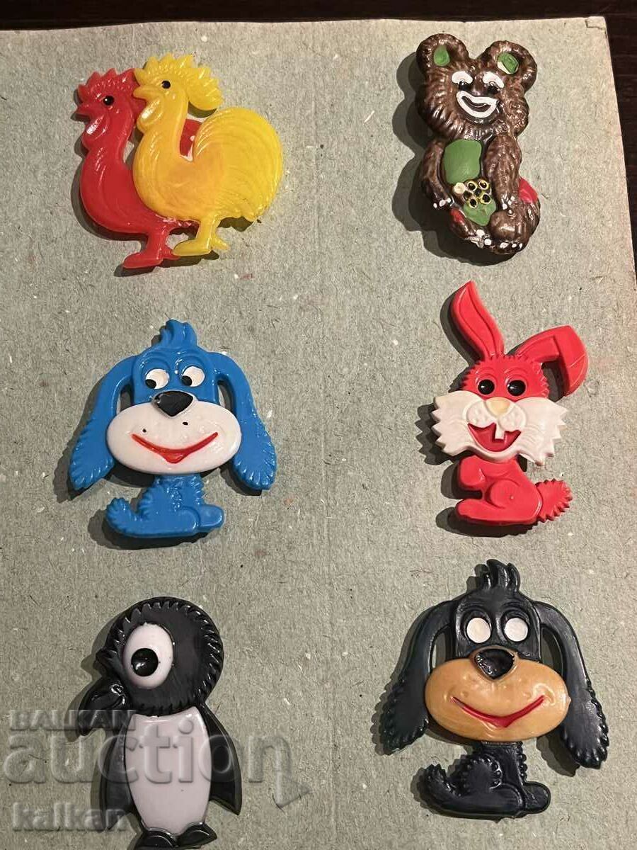 Auction Collection of old martenits, plastic lot 12 pieces Auction Collection of old martenits, plastic lot 12 pieces