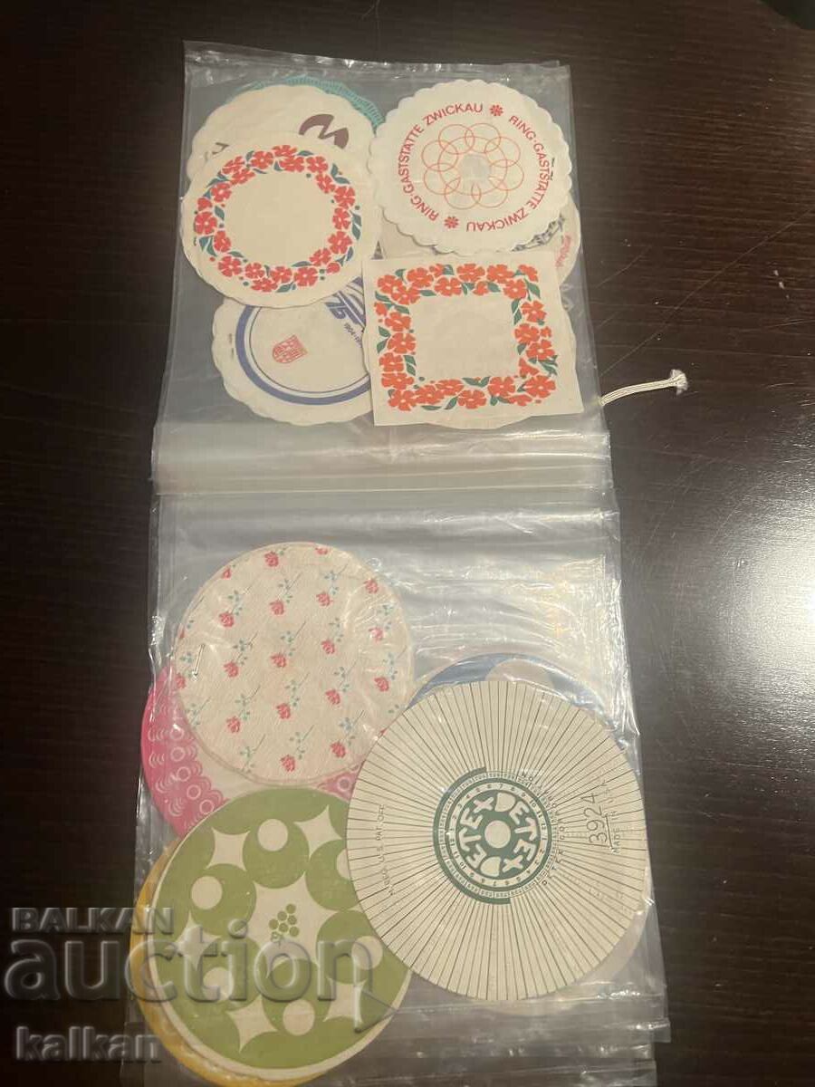 Auction Collection of 38 social Bulgarian coasters Auction Collection of 38 social Bulgarian coasters
