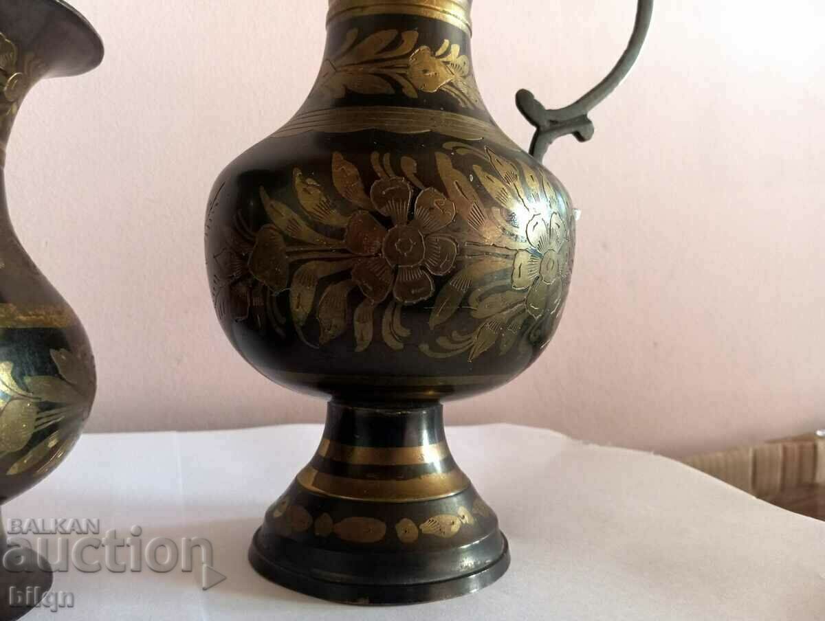 Great Old Bronze Jugs - 5