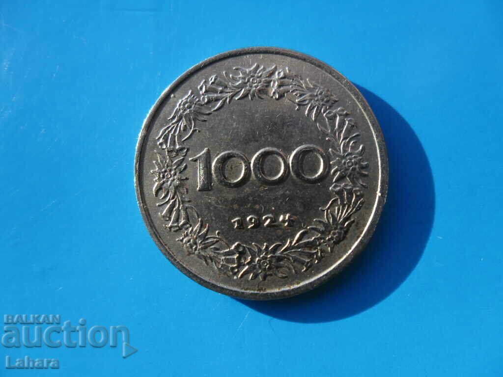 1000 kroner 1924 Austria