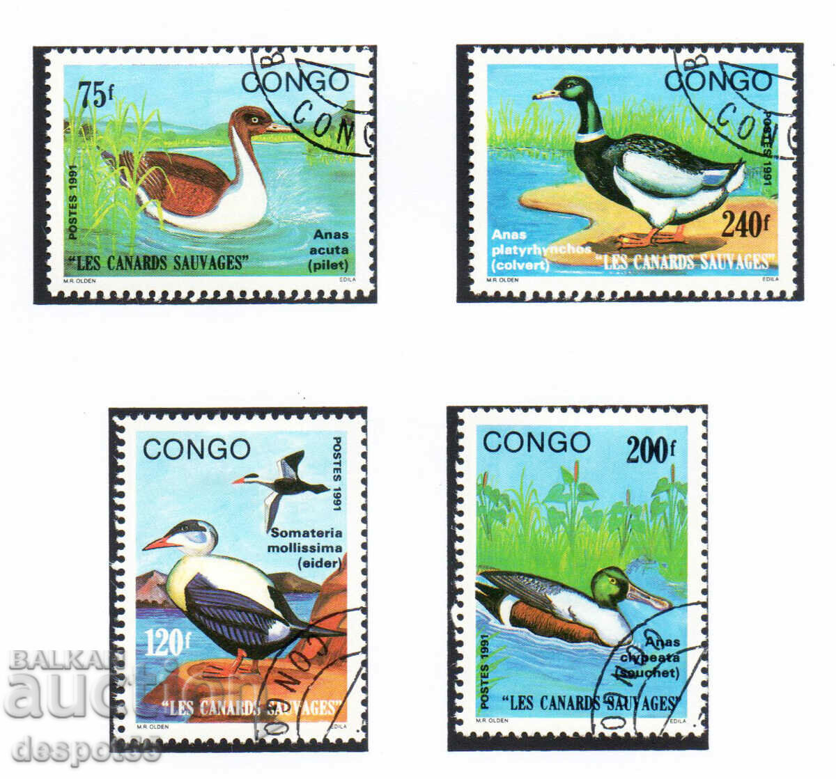 1991. Congo, Rep. Wild geese.