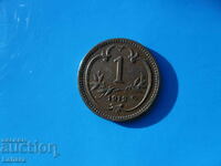 1 хелер 1912 г. Австрия