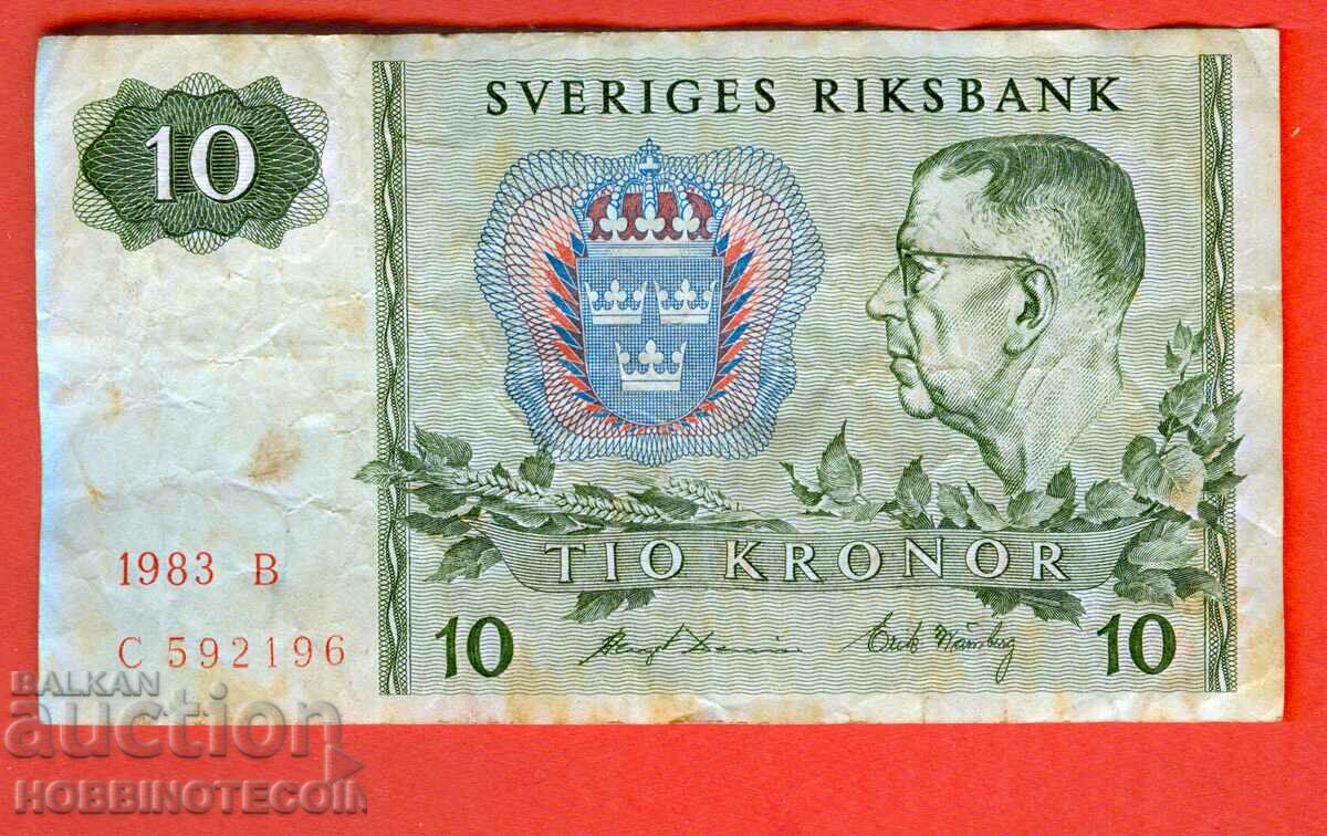 SWEDEN SWEDEN 10 Krone issue issue 1983