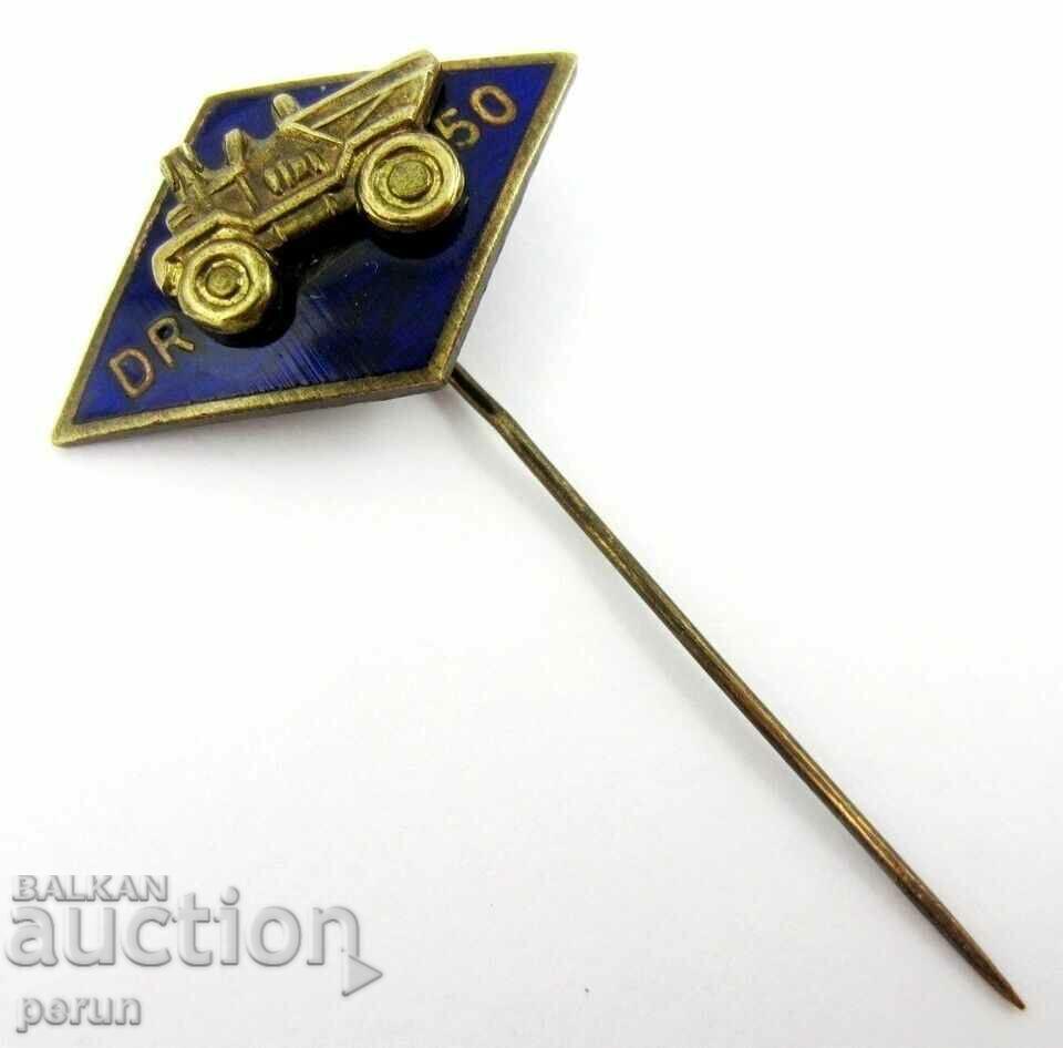 Auction Dutra DR-50-Hungarian Dump Truck-Truck-Retro-Enamel Badge Auction Dutra DR-50-Hungarian Dump Truck-Truck-Retro-Enamel Badge
