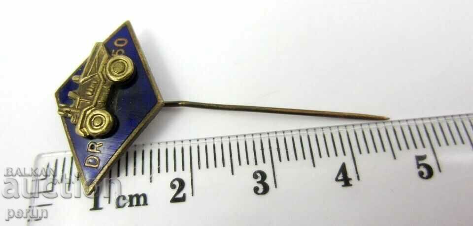 Delivery of Dutra DR-50-Hungarian Dump Truck-Truck-Retro-Enamel Badge Delivery of Dutra DR-50-Hungarian Dump Truck-Truck-Retro-Enamel Badge