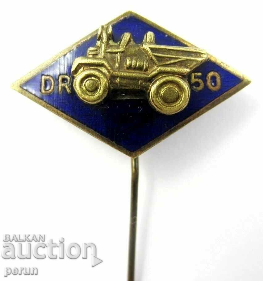 Dutra DR-50-Унгарски самосвал-Камион-Ретро-Емайл значка