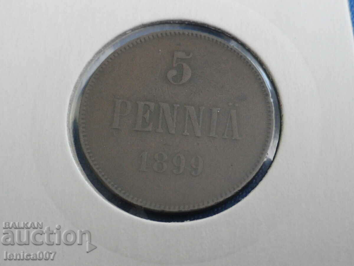Русия (Финландия) 1899г. - 5 пення