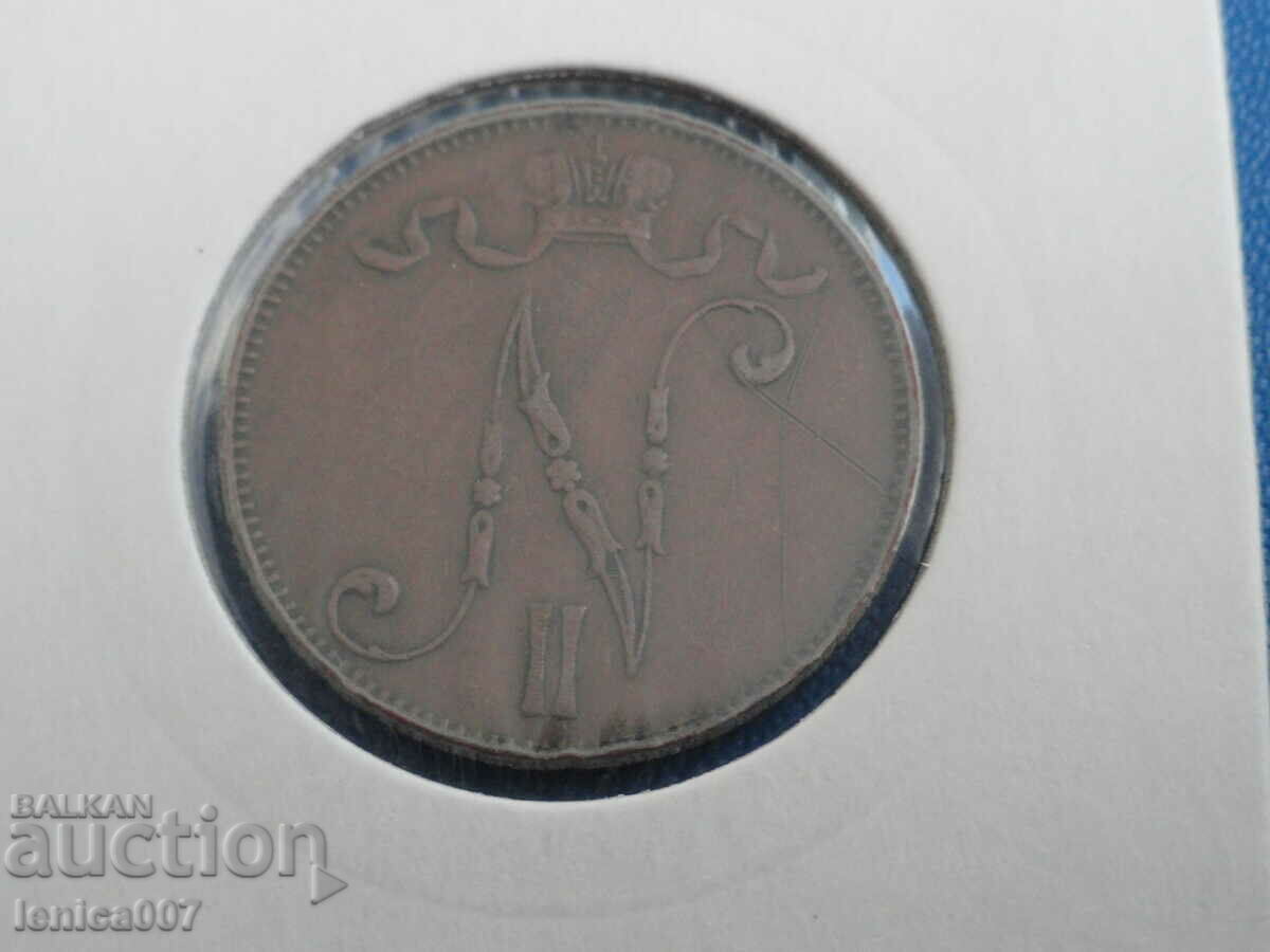 Russia (Finland) 1906 - 5 pennies - 6 Russia (Finland) 1906 - 5 pennies - 6