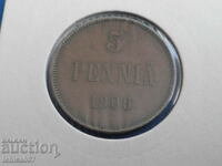 Russia (Finland) 1906 - 5 pennies