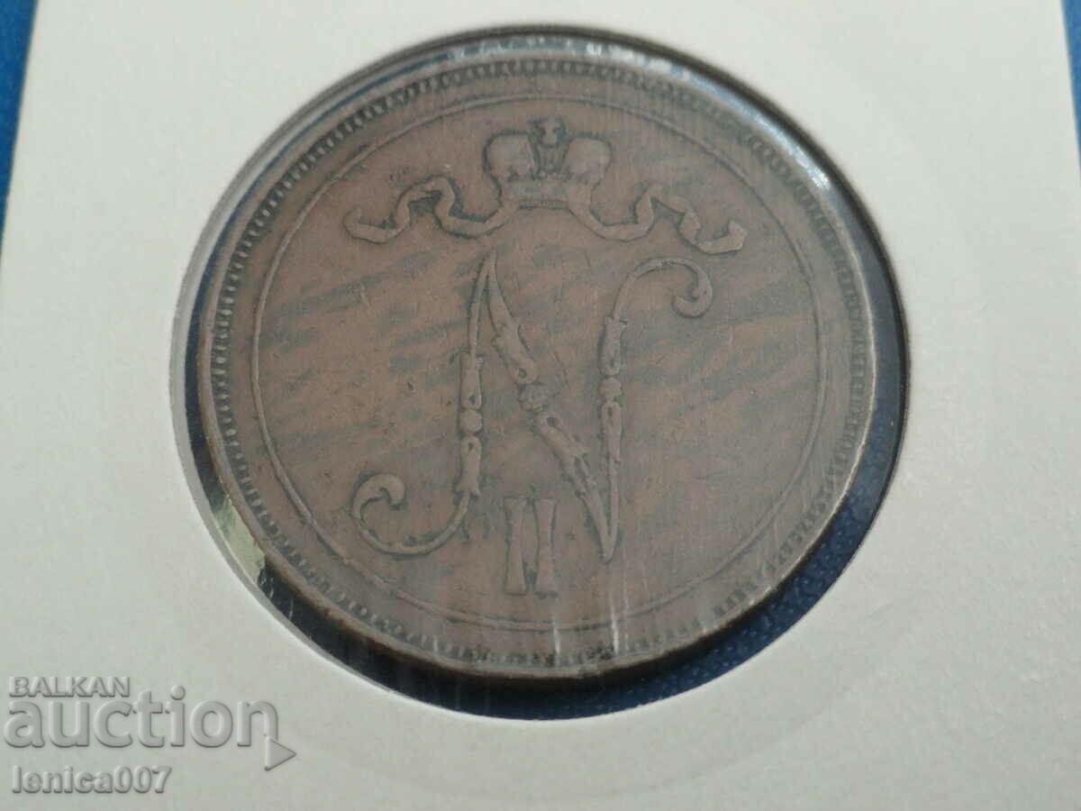 Russia (Finland) 1907 - 10 pennies - 6 Russia (Finland) 1907 - 10 pennies - 6