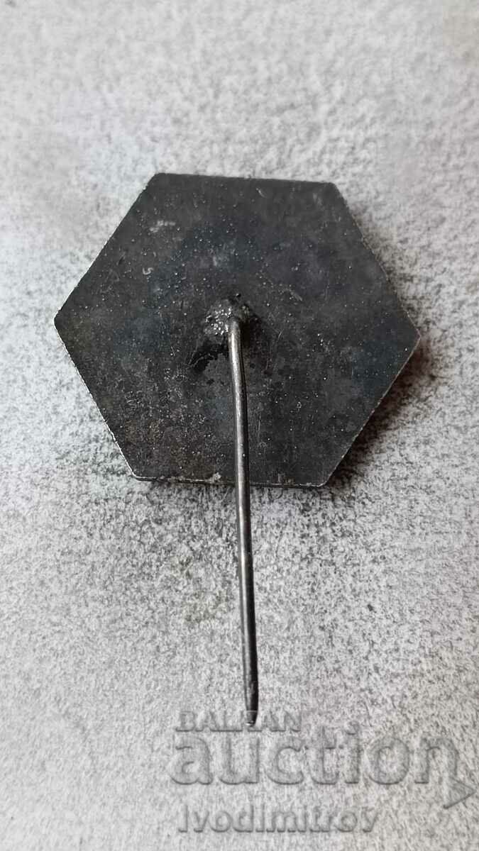 Bulgarian Mechanical Engineering '73 badge with price 3.65 BGN | € 1.87