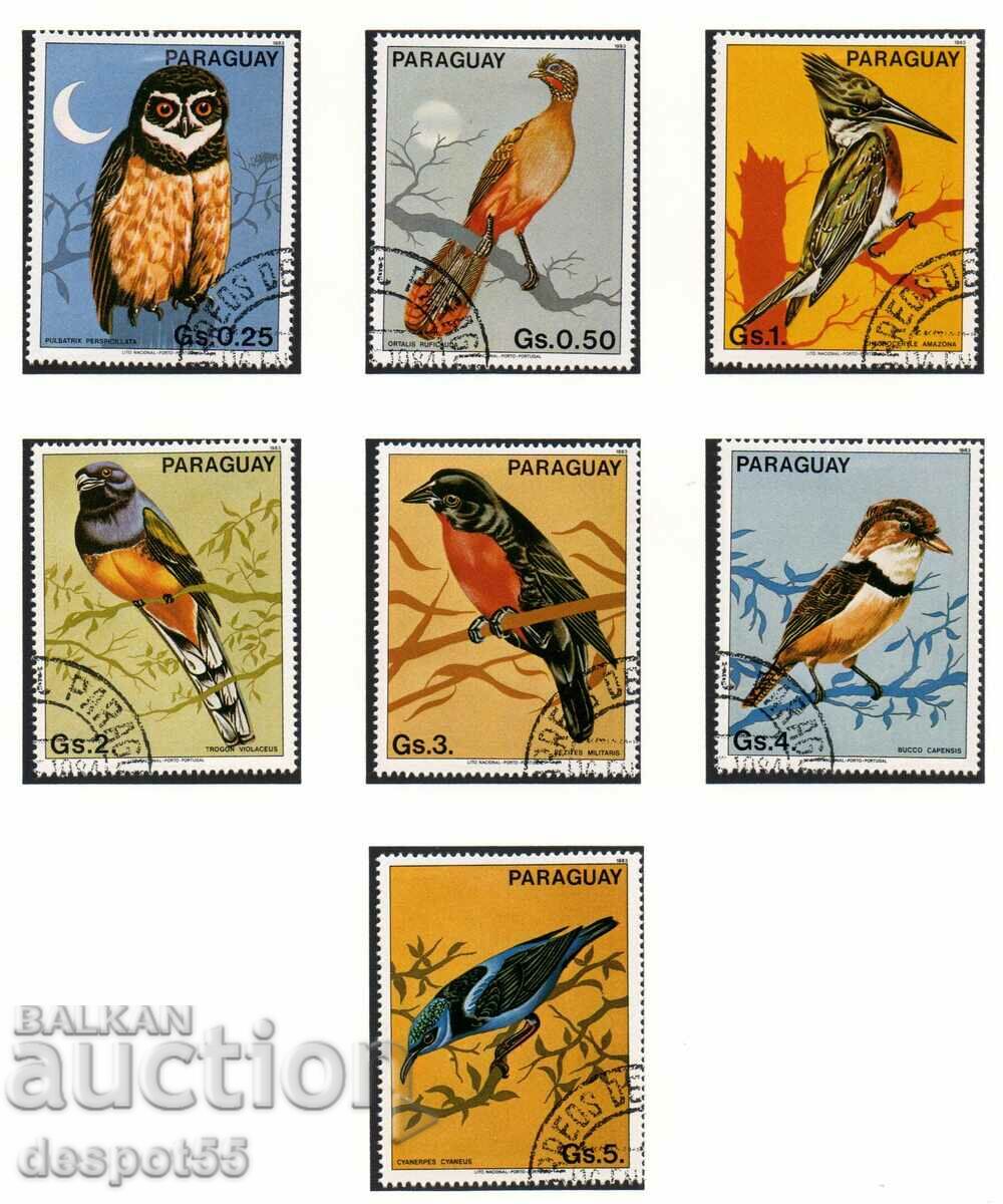 1983. Paraguay. Birds.