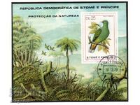 1979. Sao Tome şi Principe. Păsări. Bloc.
