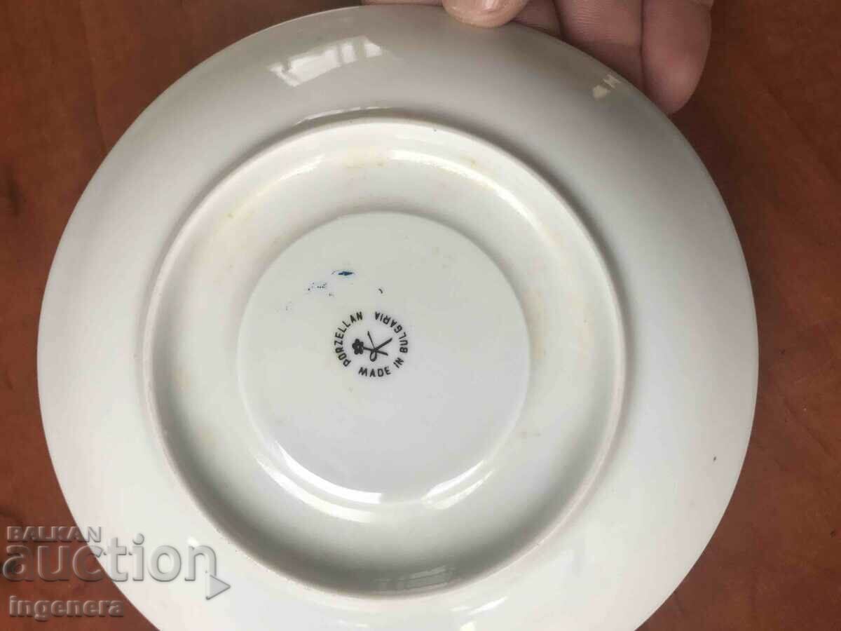 PORCELAIN PLATE PLATE BULGARIA - 5 PORCELAIN PLATE PLATE BULGARIA - 5
