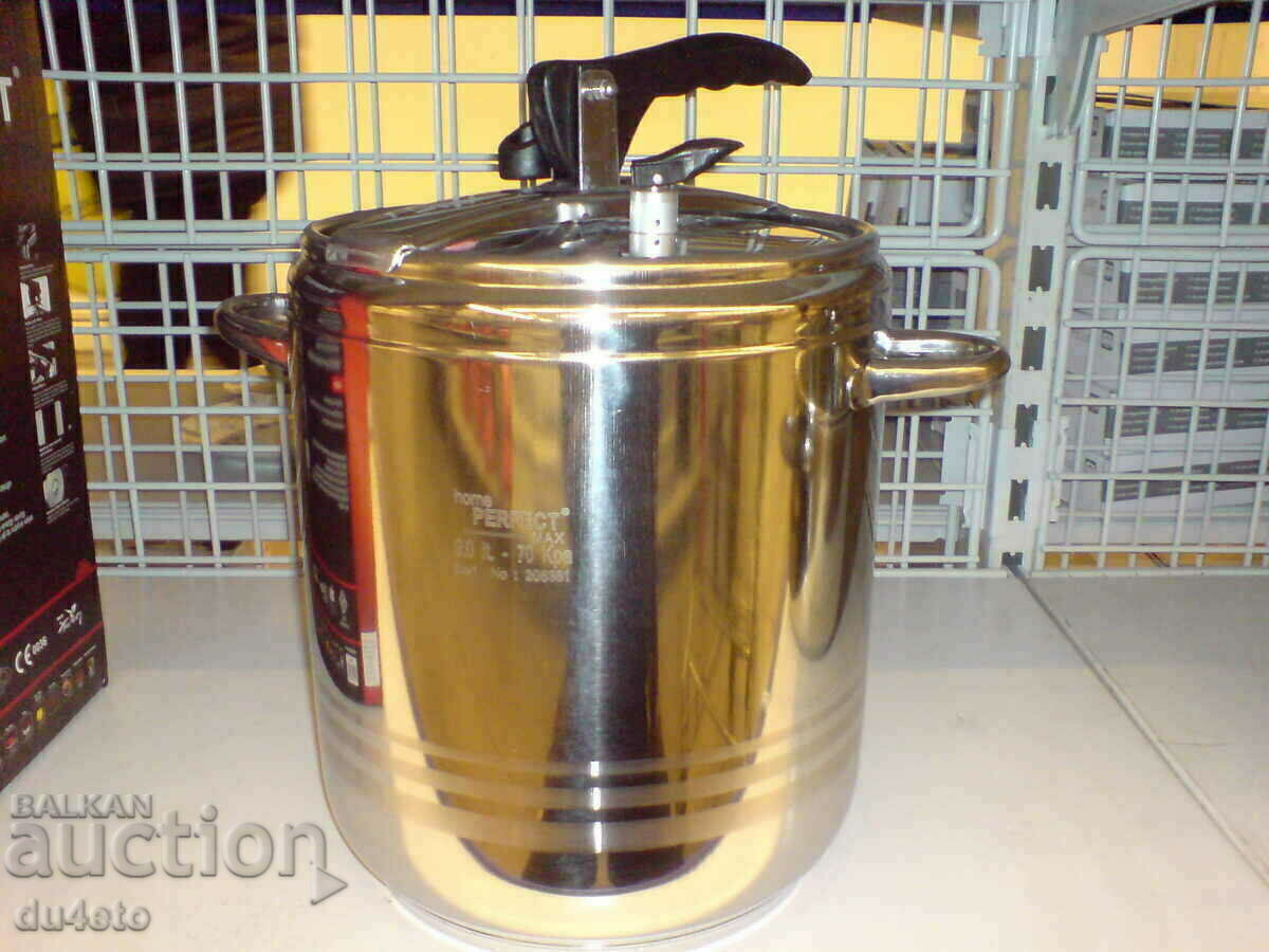 Hermetic pressure cooker 9 liters, double bottom! Hermetic pressure cooker 9 liters, double bottom!