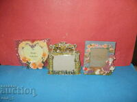 Lot of 3 unused photo frames format 9x13cm