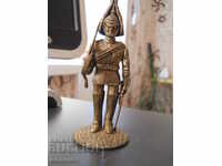 old bronze statuette - soldier