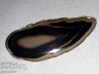 OLD BROOCH. Agate