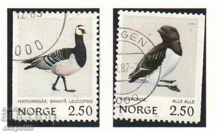 1983. Норвегия. Птици.