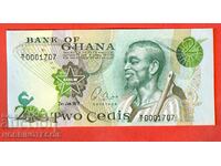 GHANA GHANA 2 Seated - issue - issue 1977 NEW UNC
