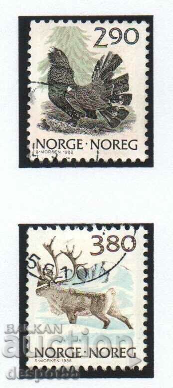 1988. Норвегия. Животни.