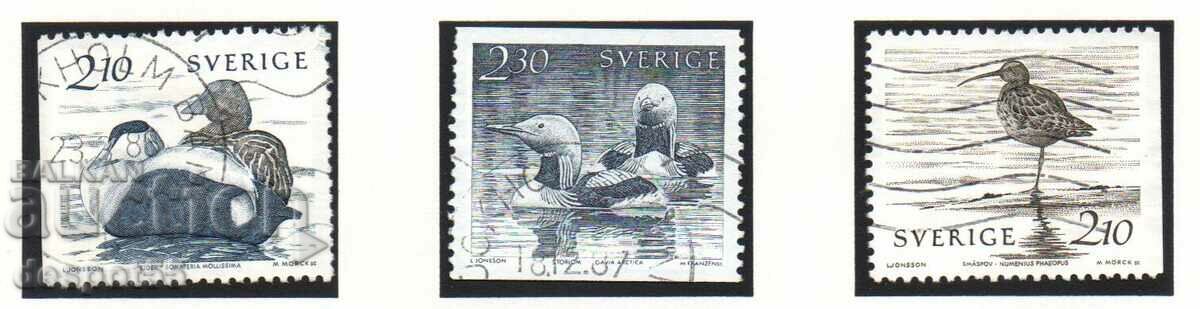1986. Σουηδία. Νερό πουλιά.