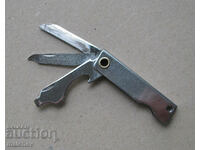 Combination tool knife opener screwdriver file preserved