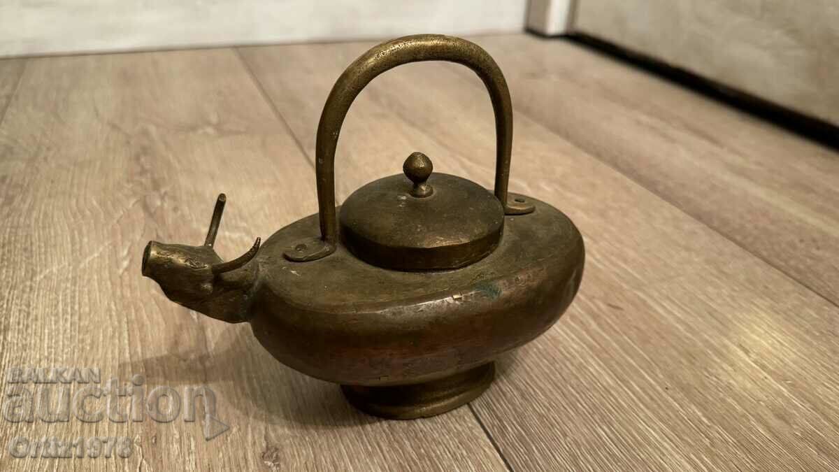 Antique Copper Teapot, Bull – Small, Massive! with price 128.00 BGN | € 65.45