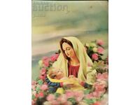 3D Stereo Postcard - JESUS MARY EASTER ROSES
