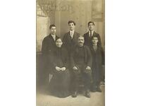 Regatul Bulgariei. 1914 Fotografie veche, fotografie de familie.