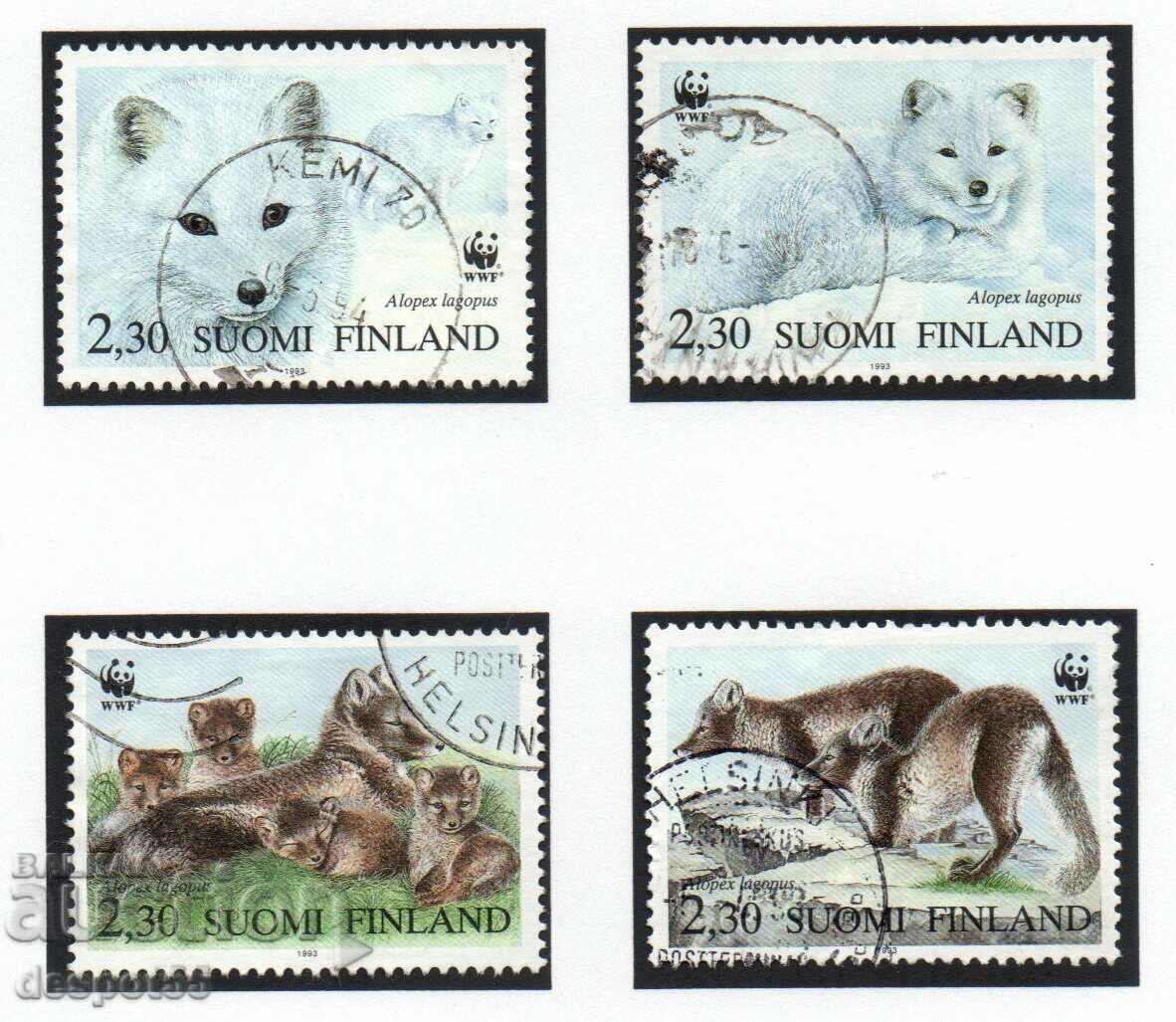 1993. Φινλανδία. Πολική ζωή - Αρκτική αλεπού.