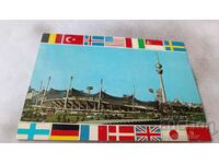 Postcard Munich Olympic-Stadium