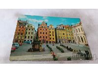Пощенска картичка Stockholm The Old Town - Stortorget 1983