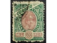 Βραζιλία. 1904 1000 R. The Bay of Rio de Janeiro, γραμματόσημο...
