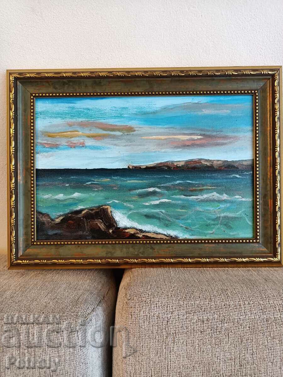 Ελαιογραφία με τιμή 130.00 BGN | € 66.47 Ελαιογραφία με τιμή 130.00 BGN | € 66.47