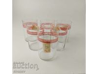 Old Soviet tea cups for stemmed glasses #5485