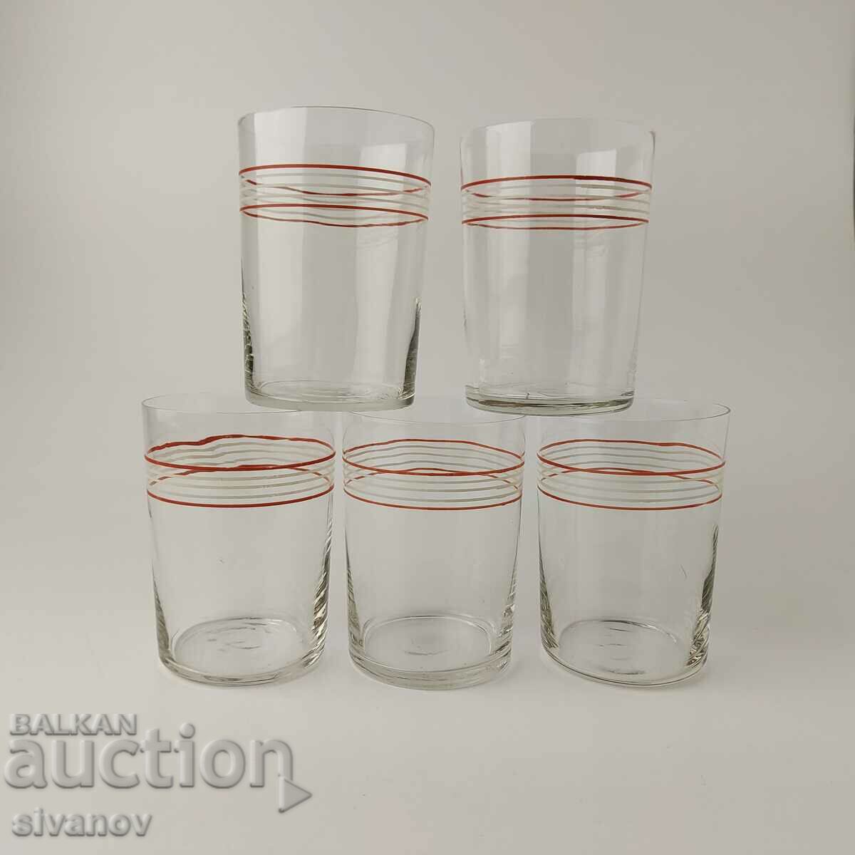 Old Soviet tea cups for stemmed glasses #5486