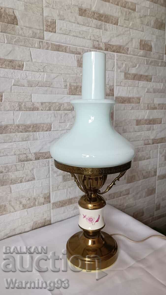 Old night lamp - USSR - brass and glass - #47 with price 170.00 BGN | € 86.92