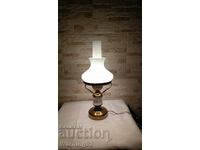Стара нощна лампа - СССР - месинг и стъкло - №47