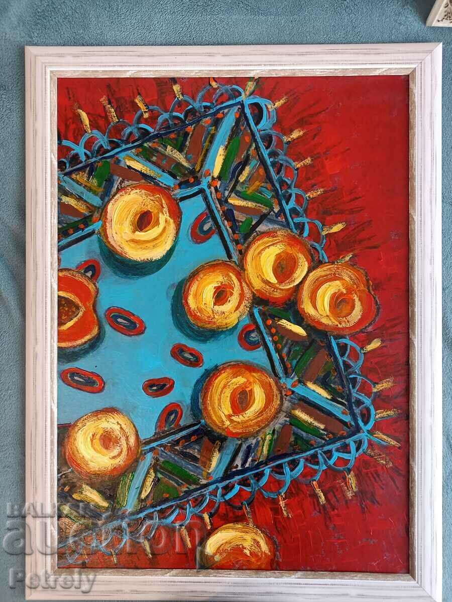 Δημοπρασία Μεγάλη ελαιογραφία Δημοπρασία Μεγάλη ελαιογραφία