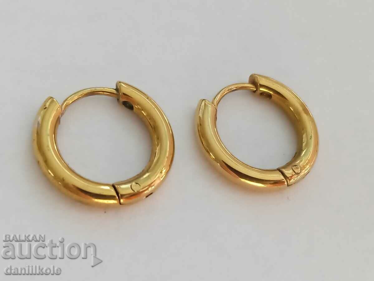 *$*Y*$* SMALL EARRINGS GOLD COLOR - EXCELLENT CLAMPING *$*Y*$* with price 5.67 BGN | € 2.90 *$*Y*$* SMALL EARRINGS GOLD COLOR - EXCELLENT CLAMPING *$*Y*$* with price 5.67 BGN | € 2.90