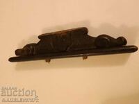 Antique late 19th century walnut architectural element for