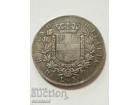 5 lira 1872 - REPLICA REPRODUCTION