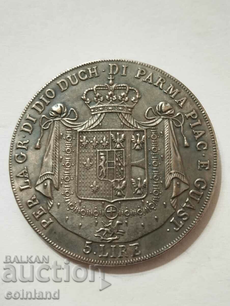 5 lira 1815-REPLICA REPRODUCTION