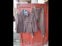 Стара зимна войнишка шаячна  униформа , " въшкарник "